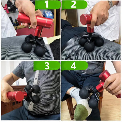 Fascia Gun Creative Massage Head,Plastic Accessories Massage Head, Muscle Massager Head, Deep Tissue Massager Replacement Head