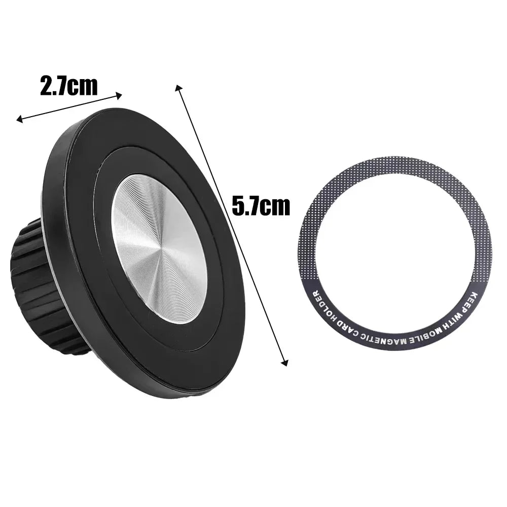 Phone Holder Magnet Brackets For MagSafe Car Mount Accessories Universal Magnetic Car Holder Suitable For 17mm Ball Head Base