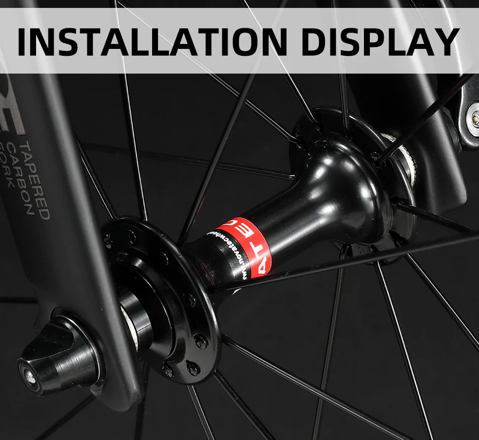 Road Bike Hubs 171/172 SHIMAN0 Hubs Front 20H Rear 24H Quick Release Hubs Compatible with 9/10/11 Speed Bikes