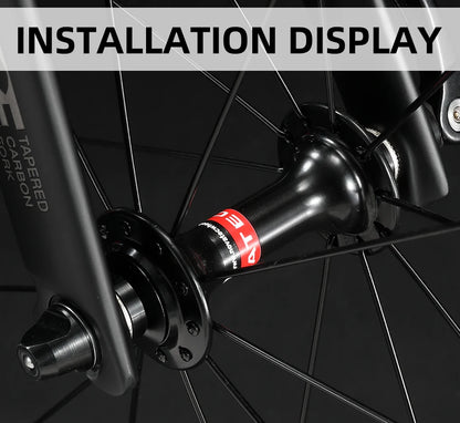 Road Bike Hubs 171/172 SHIMAN0 Hubs Front 20H Rear 24H Quick Release Hubs Compatible with 9/10/11 Speed Bikes