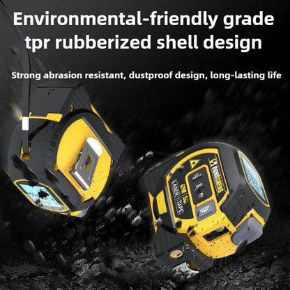 3 in 1 High Precision Laser Tape Measure 5M Infrared Rangefinder Electronic Tape Laser Measuring Ruler Building Measurement