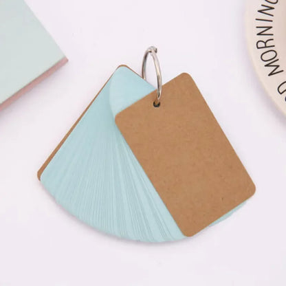 50 Sheets/set Blank Mini Notepad Memo Pad Portable Binder Mini Notebook Stationery Sticky Note for Students Staff