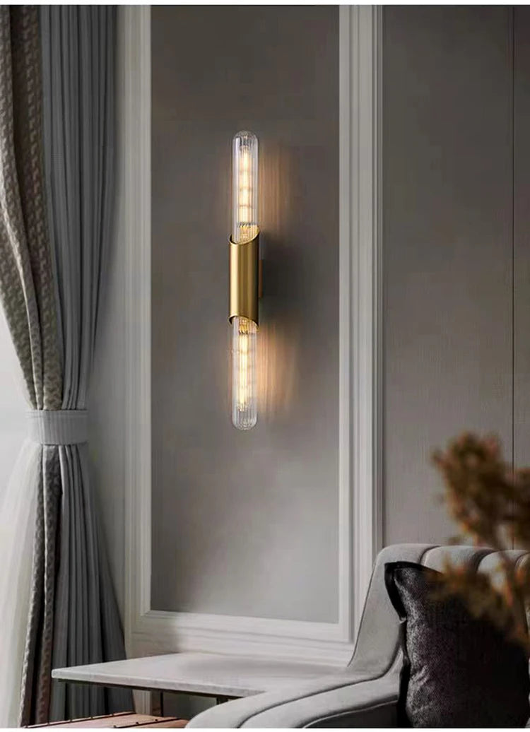 Nordic Luxury Wall Lamp E27 Bulb Is Used For Bedroom Mirror Stairs Bedside Wall Paintings Comfortable Lighting Decorative Lamps