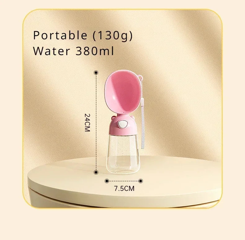 Dog Outdoor Water Bottle Outdoor Multifunctional Pet Tumblers Dog Water Feeder Portable Pet Water Fountain Supplies
