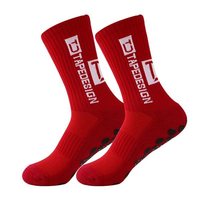Anti-Slip Football Socks High Quality Soft Breathable Thickened Sports Socks Running Cycling Hiking Men Women Soccer Socks