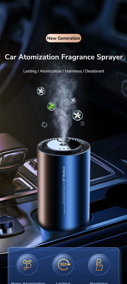 Spray Aroma Car Decorations Accessories With Aromatherapy High-End Car Air Freshener Electronic Car Fragrance Auto Deodorization