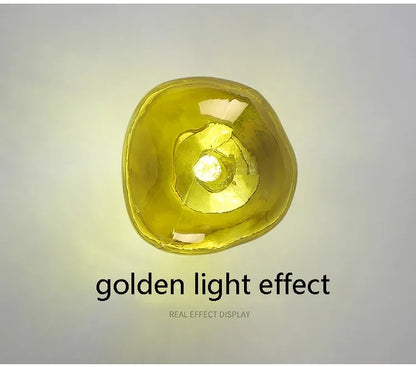 Lava Wall Lamp Glass Background Wall Decorative Nordic Living Room Lamp Bedroom Bedside Lamp Staircase Bar