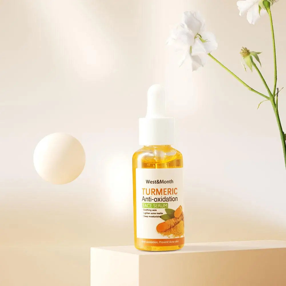 1/2/3PCs Turmeric Face Serum Turmeric Anti-oxidation Serum Turmeric Dark Spot Corrector Serum Facial Brighten White Turmeric Oil