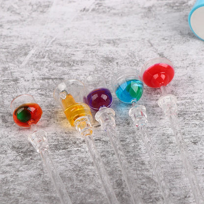 1PCS 23cm Stirring Acrylic Stirrers Kitchen Bar Tool Juice Party Cocktail Drink Mixer Swizzle Stick Wine Agitators