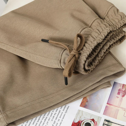 Summer Men Shorts.Drawstring Waist Gym Fitness Sweat Short.Straight Loose Workout Joggers