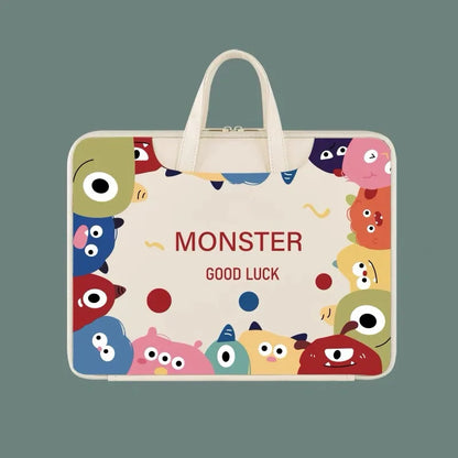 Cute Laptop Bag 13.3 14 15 15.6 Inch Waterproof Shockproof Notebook Case For Macbook Air Pro 13.6 16 Dell Xiaomi Huawei Handbag