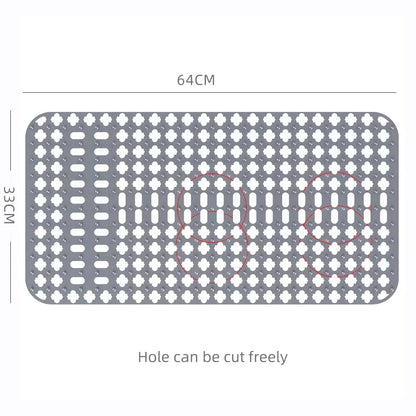 Sink Protectors for Kitchen Sink,Sink Mat,Grid Silicone Kitchen Sink Mat for Bottom of Stainless Steel Sink,Heat resistant mat