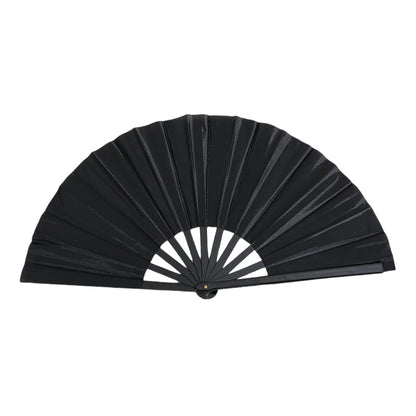 Large Kung Fu Sound Fan Plastic Bone Martial Arts Performance Elegant Hand Folding Stage Fan Opera Magic Props Summer Cool Fans