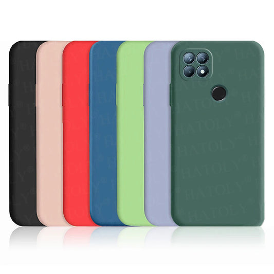 For Realme C21 Case Realme C21 C21Y C25Y C25 C25S C30S C30 C31 C33 C35 C55 Liquid Silicone TPU Shockproof Bumper Phone Cover