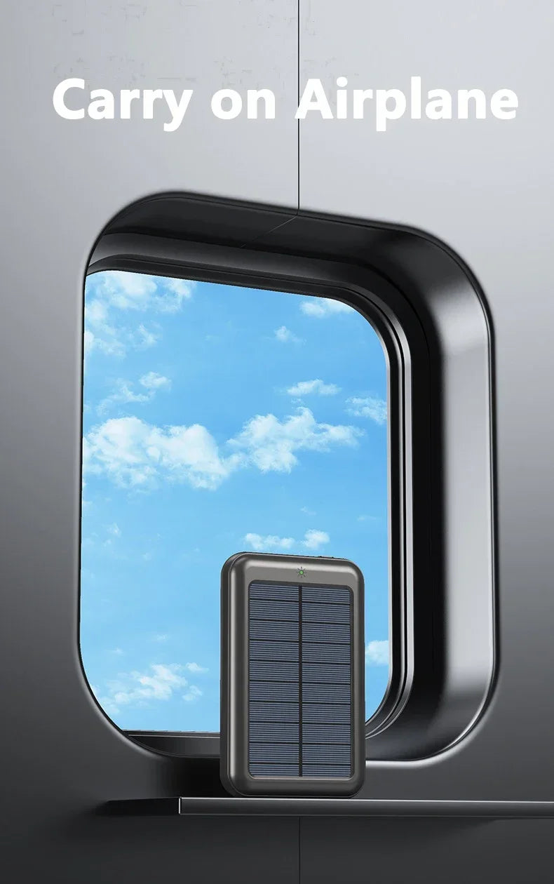 2025 15W Solar Magnetic Power Bank 20000mAh, Wireless Fast Charging USB-C, PD20W Fast Charge, Portable Solar Charger for Phones