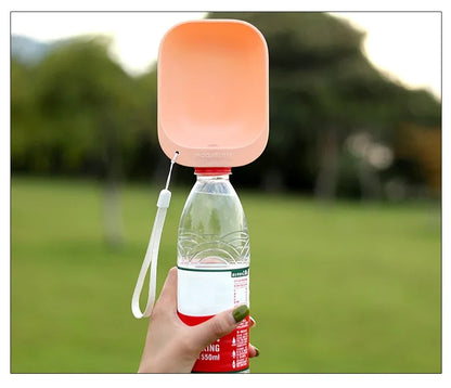 Dog Travel Water Bottle Portable Pet Dog Water Bottle Drinking Water Feeder for Dog Cat Outdoor Water Bowl Bottle Pet Supplies