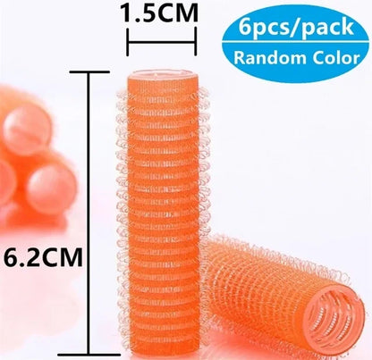Hair Rollers Self Grip Hook Hair Curlers Heatless Hairs Roller Salon Hairs Dressing Curlers Jumbo Size Sticky Hair Styling Tools