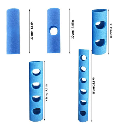 Swim Pool Accessories Swimming Pool Noodle Connectors Training Aids Swimming Stick Holed Swimming Stick 0-7 Holes