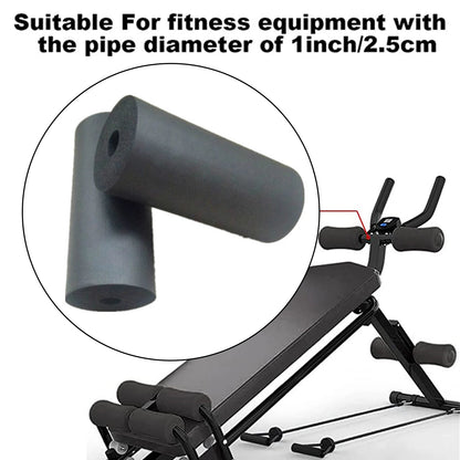 2PCS Foot  Foam For Pads Rollers Replacement  For Leg Extension For Weight  Bench For Gym Exercise  Machines Foot Foam Pads