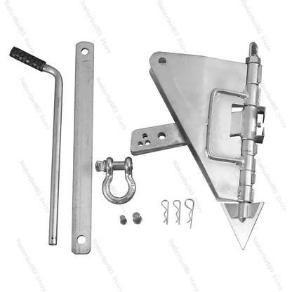 Off-road Vehicle with Electric Winch Ground Anchor Car-mounted Folding Outdoor Rescue Tool Winch Self-rescue Anchor