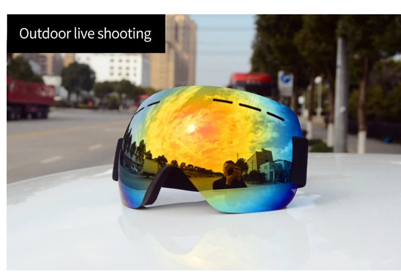 Outdoor Sports Ski Goggles UV Protection Winter Male Female Snow Sports Anti-Fog Eyewear Snowboard Skiing Glasses snow sports