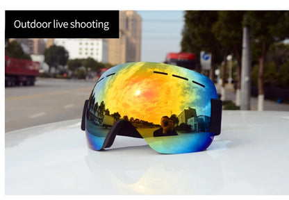 Outdoor Sports Ski Goggles UV Protection Winter Male Female Snow Sports Anti-Fog Eyewear Snowboard Skiing Glasses snow sports