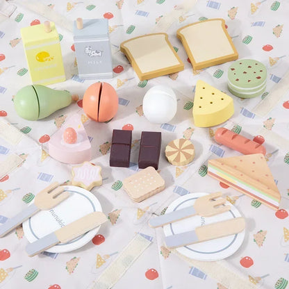 Educational Toys Simulation Medical Tool Medical Storage Bag Nurse Accessories Set Toy Gift for Kids Wooden Pretend Play Doctor