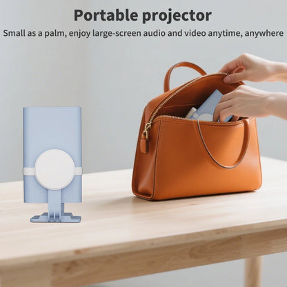 DESS Portable Dual-Band WiFi6 Bluetooth 5.0 Android 13 Smart Projector Suitable for Home Theater Video Power Bank Power Supply