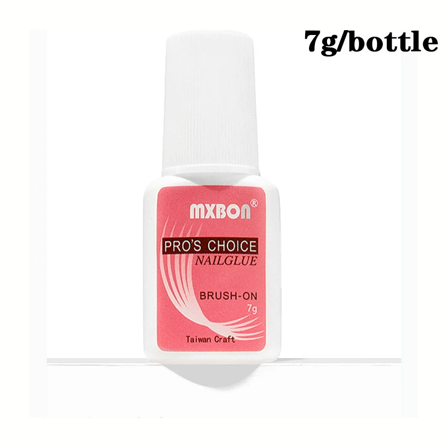 10g Nail Glue For Nail Tips Strongest Press On Nails (2/3/7/8/10ml) Nail Bond Brush On Nail Glue For For Acrylic Tips Nail Glue
