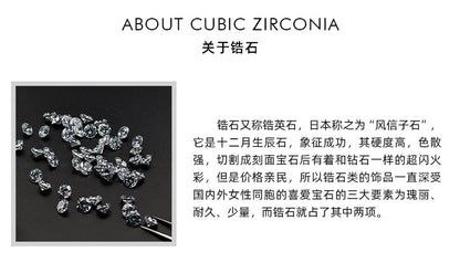 Fashion necklace accessories women's earring Jewelry sets bride's wedding zircon water drop girls earrings for women jewellery