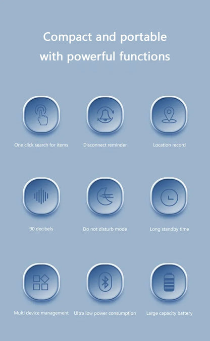 Xiaomi Smart Bluetooth Anti-lost Tracker Reminder 5G Bluetooth GPS Device Air Tag Finder Tracking Locator Pets Children Wallet