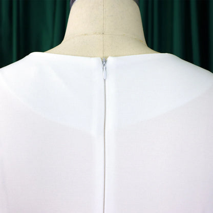 Elegant Office Dresses for Woman V Neck Full Sleeve Belt Waisted Sheath Package Hips Mid Calf Formal Business Work Wear Gowns OL