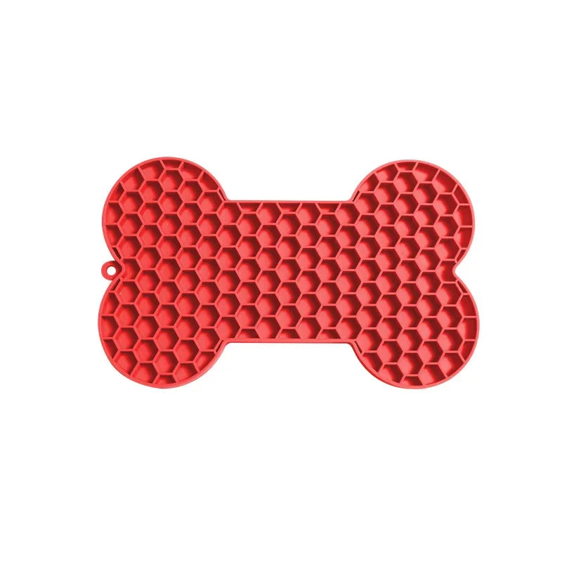New food-grade silicone pet slow food mat dog slow food placemat non-slip slow silicone feeding mat