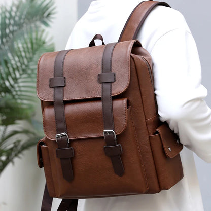 17.3-inch laptop backpack - Business briefcase, large capacity, adjustable shoulder straps, travel backpack