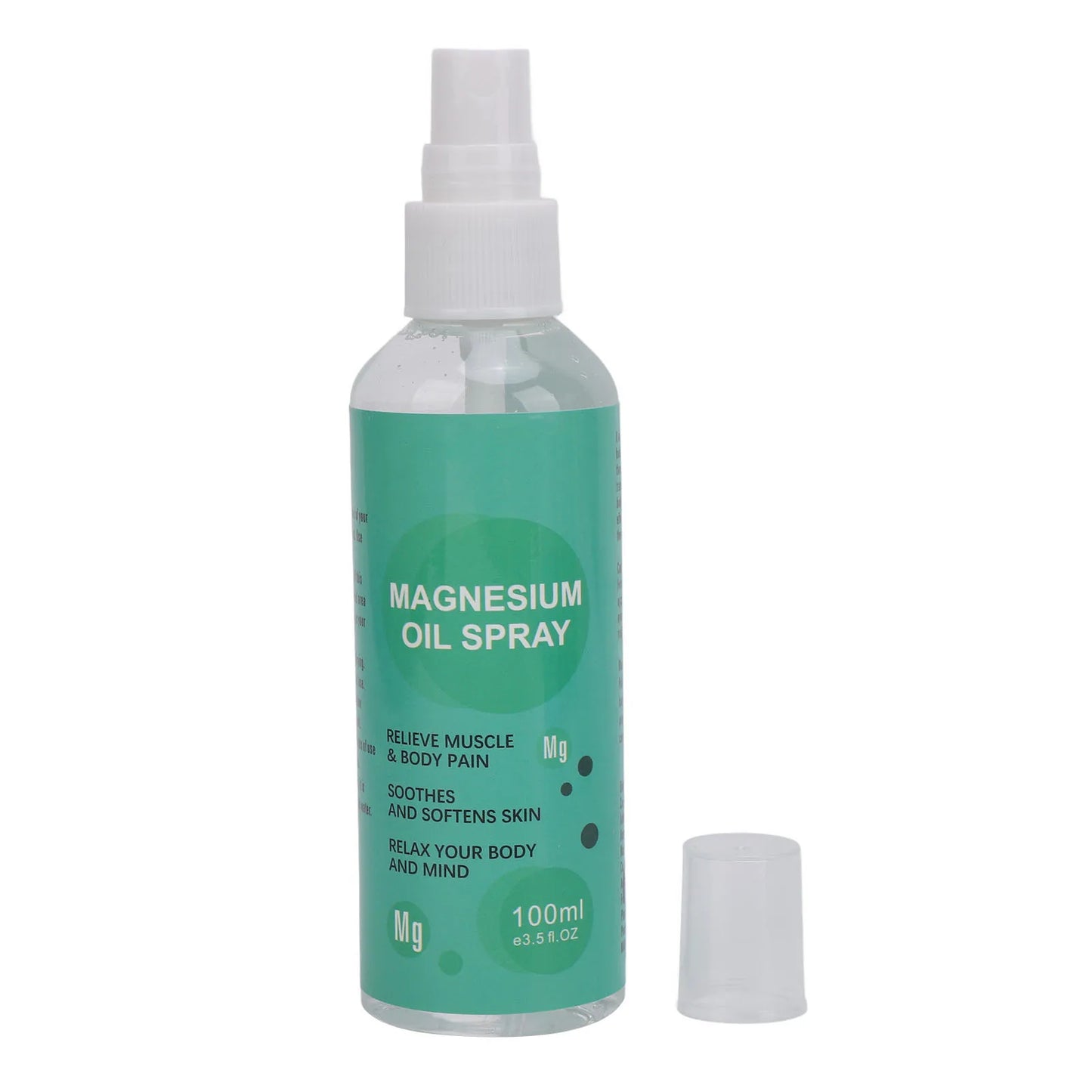 100ml Magnesium Oil Spray Pure Magnesium Oil Body Spray Magnesium Mist for Massage Relaxation