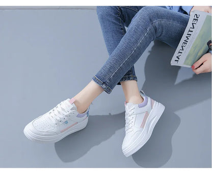 Fashion Women's Sneakers Platform Sports Shoes White running Sneakers Chunky Sneakers Shoes Tennis Female Basket