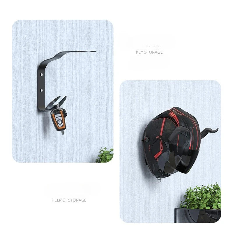 Stainless Steel Motorcycle Helmet Hook Racks Hook Hanger Mount Hooks for Home Kitchen Luggage Jacket Holders Cabinet Shelf Wall