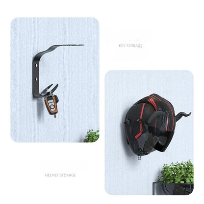 Stainless Steel Motorcycle Helmet Hook Racks Hook Hanger Mount Hooks for Home Kitchen Luggage Jacket Holders Cabinet Shelf Wall