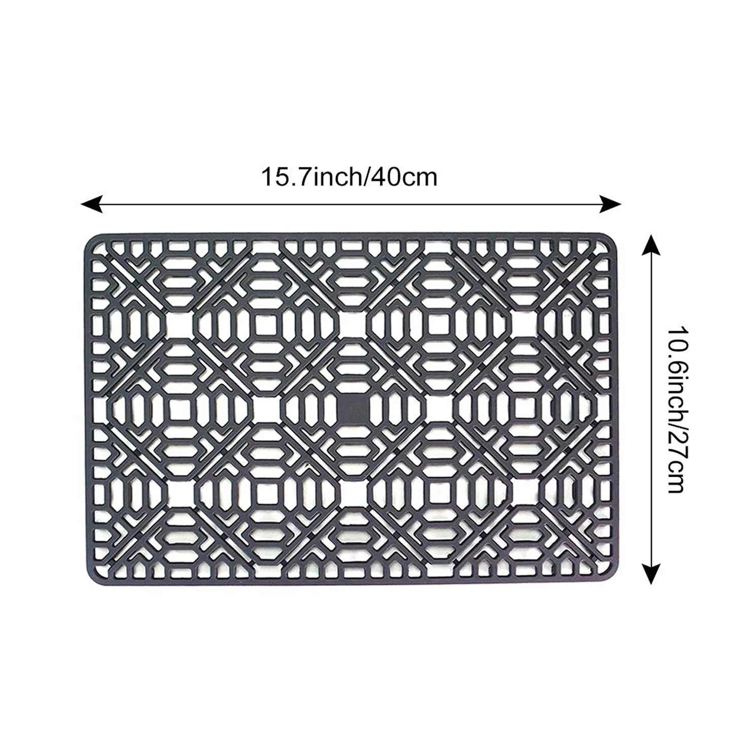 Sink Protectors for Kitchen Sink,Sink Mat,Grid Silicone Kitchen Sink Mat for Bottom of Stainless Steel Sink,Heat resistant mat