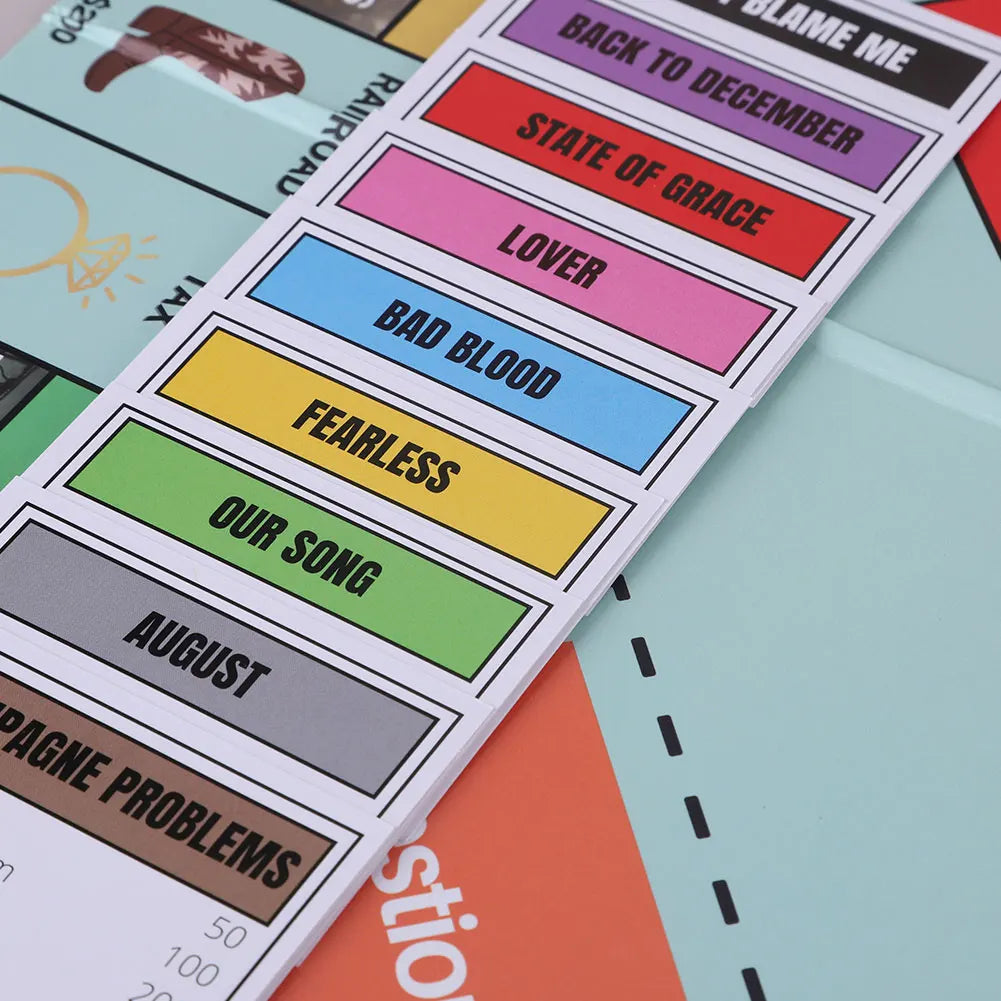 Board Game Fun Party Family Interactive Chess Games Swiftopoly Board Game Adults Fans Interactive Board Gam