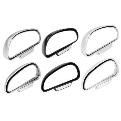 Car Mirror 360 Degree Adjustable Wide Angle Side Rear Mirrors blind spot Snap way for parking Auxiliary rear view mirror