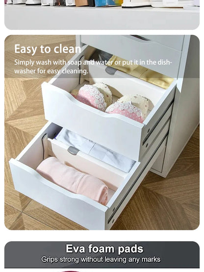 T Drawer Divider Adjustable Home Organization Dividers White Plastic Partition Holder Creative Retractable Drawer Dividers