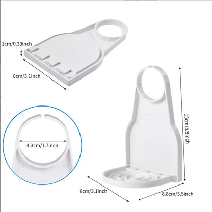 Laundry Detergent Cup Holder Prevents Dripping On a Foldable Stand Laundry Detergent Holder