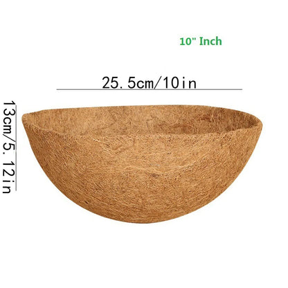 Coconut Palm Basket Cushion Coconut Palm Inner Lining Hanging Basket Hanging Pot Wall Hanging Flower Pot