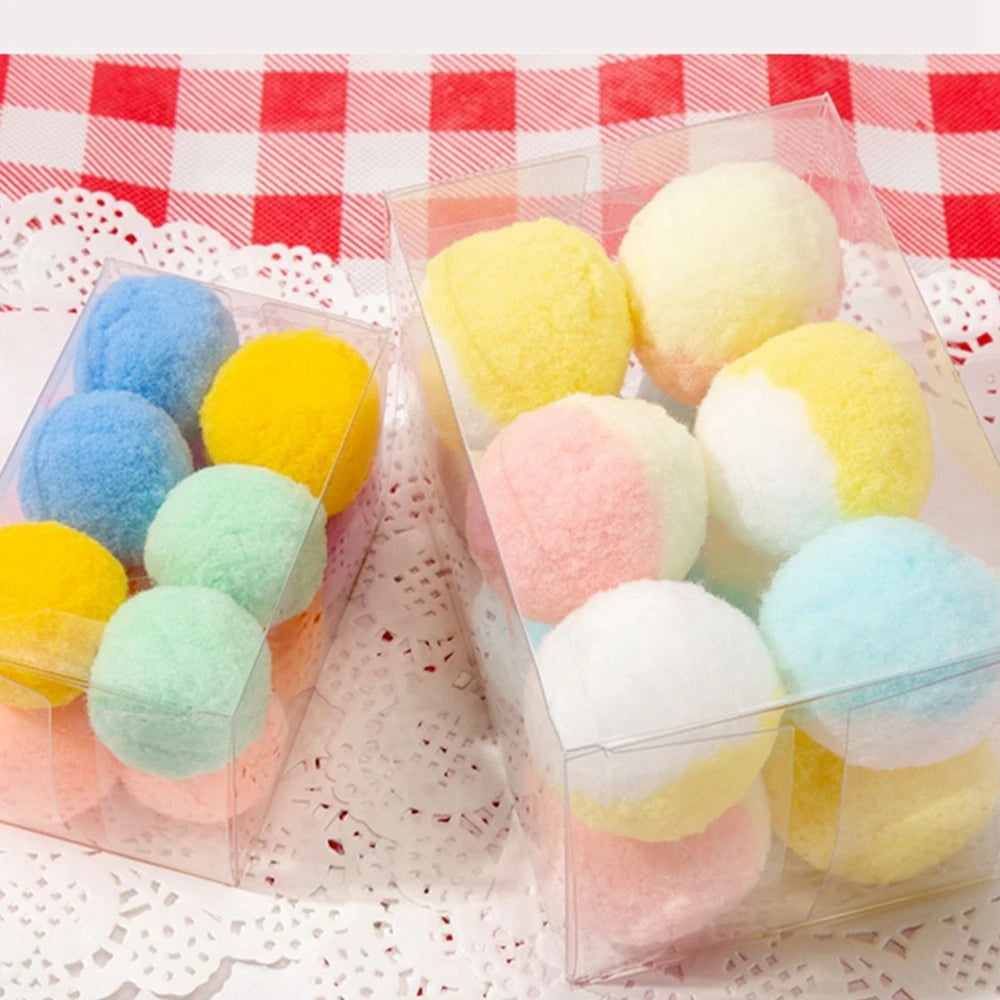 Interactive Wool Felt Ball Toys for Cats Kittens Funny Adorable Colorful Toy Soft Felted Fabric Balls Unique for Cat Dog Playing
