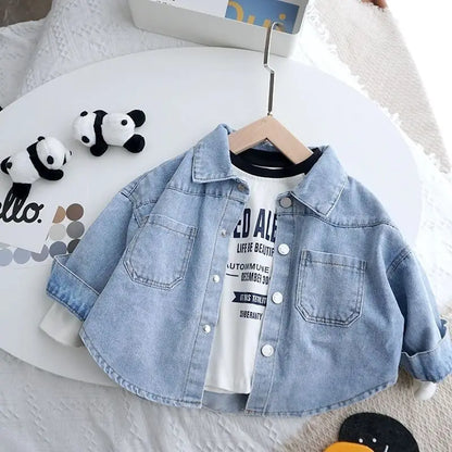Spring Children's shirts 100% Cotton Casual  Blouse Summer Striped Shirt Korean Baby Long Sleeve Tops Boys Shirts Girls Blouses