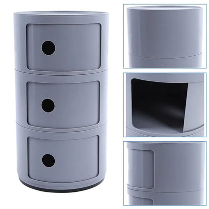 Furniture Cabinet Nightstand Bedside Cabinet Modern Furniture Bedside Cabinet Nightstand Multifunctional Circle Storage Table