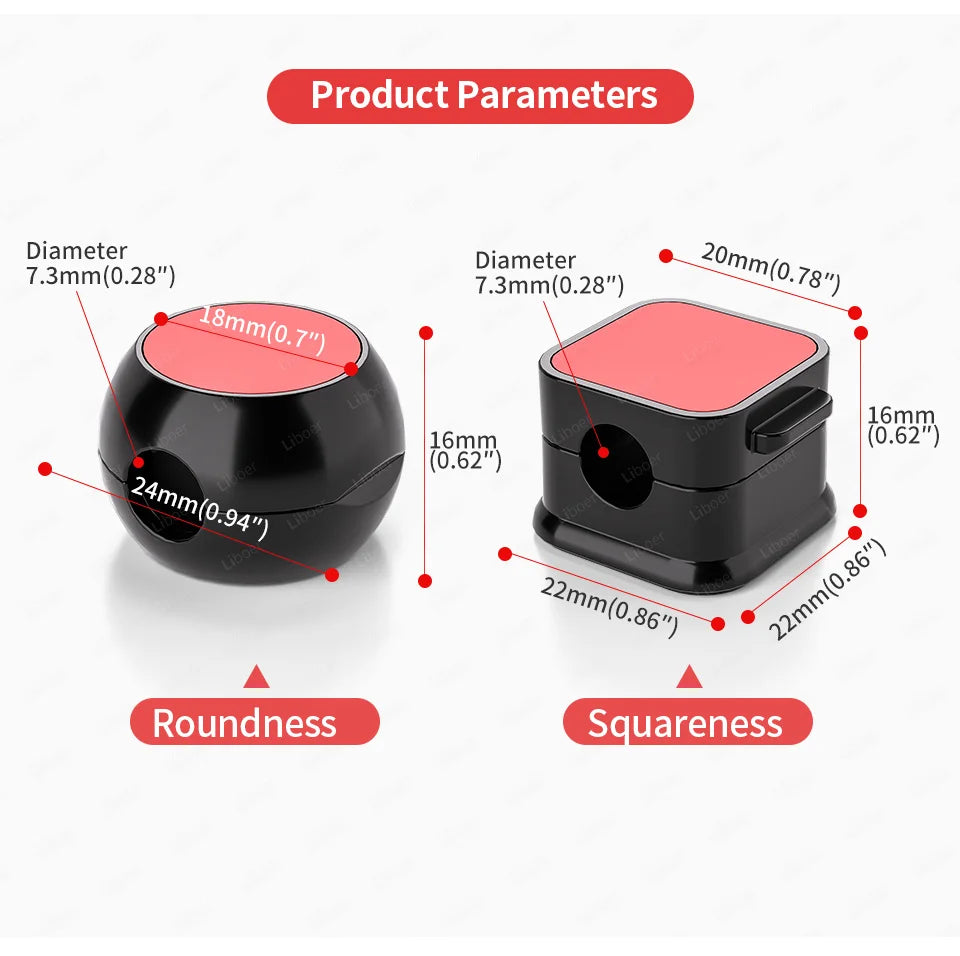 Magnetic Cord Organizer Cable Smooth Adjustable Easy Secure Cable Management Wire Holder Keeper Organizer 4Pcs