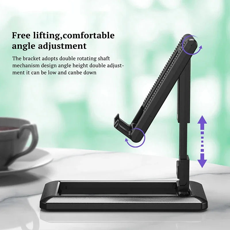 T2 Portable Mobile Phone Stand Foldable Mobile Phone Stand Scalable Mobile Phone Lazy Holder Phone Holder Desktop Bracket
