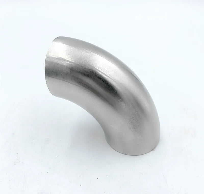 1Pc 304 Stainless Steel 90 Degree Angle Rectangular Welded Elbow Sanitary Fittings Exhaust Pipe Modified DIY Brewing Equipment